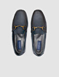 %100 Hakiki Deri Lacivert Erkek Klasik Ayakkabı