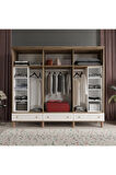 SOHO 6 KAPAKLI AYTAŞI GARDIROP TAMAMI MDF