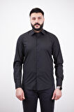 Guild 7011 Regular Fit Gömlek Siyah
