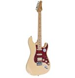 Clapton CLP50HSS-NT Elektro Gitar HSS Vintage Series