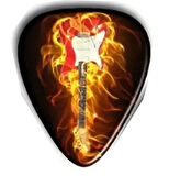 717S2 Gitar Penası 1 Adet Fire Strat (0.96mm)