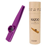 MK-01P Metal Kazoo Kutulu Alüminyum Alaşım Mor