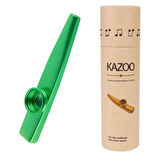 MK-01G Metal Kazoo Kutulu Alüminyum Alaşım Yeşil
