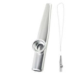 MK-02S Metal Kazoo İp Askılı Alüminyum Alaşım Gri