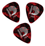 Daddario 1CAP4-RD 3 Adet Gitar Pena 0.70 mm Kırmızı Medium