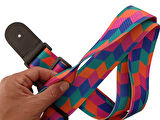 Rj200-C5 Gitar Askısı Deluxe Guitar Strap Deri Başlıklı 2 Katlı