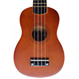 Angel AUK21-BR Kahverengi Soprano Ukulele Kılıflı