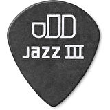 Jim Dunlop 482R.88 Gitar Penası 3 Adet Tortex Pb Jazz III Pena (0.88 mm)