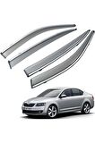 Skoda Octavia A7 Mügen Cam Rüzgarlığı Kromlu Rüzgarlık ( Paslanmaz Kromlu) 2013-2020 Arası FÜME RENK
