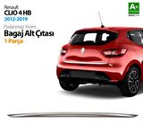 S-Dizayn Renault Clio 4 HB Krom Bagaj Alt Çıtası 2012 Üzeri