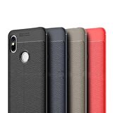 Gpack Xiaomi Redmi S2 Kılıf Niss Silikon Deri Dokumalı Koruyucu