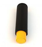 Cohiba Seyahat Humidor / Puro Saklama Kutusu Silindir - Sarı-Siyah