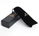 Cohiba Seyahat Humidor / Puro Saklama Kutusu Silindir - Sarı-Siyah