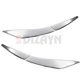 S-Dizayn Renault Clio 5 Krom Stop Üst Çıtası 4 Prç. 2019 ve Üzeri