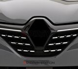 S-Dizayn Renault Clio 5 Krom Ön Alt Panjur 6 Prç. 2019 ve Üzeri