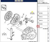 3'lü Debriyaj Takımı(Baskı+Disk+Rulman)Peugeot207-Ford-Focus 