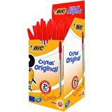 Bic Tükenmez Cristal Med.Kırmızı 50'li Paket