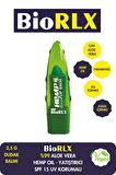 BioRLX Aloe Vera Dudak Balmı Hemp SPF 15 Uzun Süre Korumalı Yatıştırıcı Renksiz Vegan Dudak Bakım 3,5 g