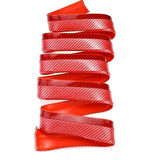 caselka® Kırmızı Renkli 2,5 Metre Araba Oto Ön Tampon Koruyucu Kauçuk Pratik Tampon Şerit Bant Döşeme