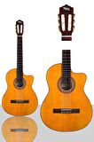 Midex CG-390M-XBAG Klasik Gitar 4/4 Sap Ayarlı Kesik Kasa (Çanta Tuner Askı Capo Metod Pena)