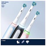 Oral-B IO 3  Mavi Elektrikli Diş Fırçası, 1 Diş Fırçası Başlığı, Braun Tasarımı