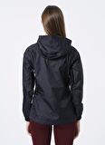 Helly Hansen Hh W Loke Jacket Fermuarlı Normal Kalıp Siyah Kadın Yağmurluk
