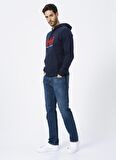 Helly Hansen Hh Hh Logo Hoodie Kapüşonlu Normal Kalıp Lacivert Erkek Sweatshirt