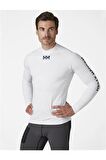 Erkek Beyaz Hh Waterwear Rashguard Body