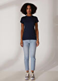 Helly Hansen Bisiklet Yaka Lacivert Kadın T-Shirt HHA.48373_W HH TECH T-SHIRT