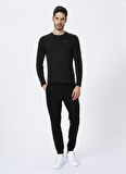 Helly Hansen Hh Lifa Active Crew Bisiklet Yaka Normal Kalıp Siyah Erkek Üst İçlik