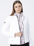 Helly Hansen Hh W Crew Insulator Jacket 2.0 Fermuarlı Normal Kalıp  Beyaz Kadın Mont