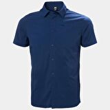 Helly Hansen Tofino Solen Short Sleeve Shirt Erkek Kısa Kollu Gömlek 63204-584 Lacivert 