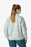 Helly Hansen Helly Hansen W imperial Printed Pile Snap Kadın Yeşil Polar 63373-462