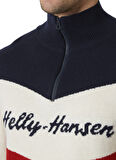 Helly Hansen Kırmızı Erkek Fermuarlı Normal Düz Kazak HHA.66025_HELLY HANSEN APRES KNITTE