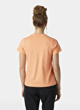 Helly Hansen HHA.54591_HELLY HANSEN W CORE T-SHI Somon Bisiklet Yaka Normal Düz Kadın T-Shirt
