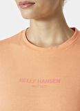 Helly Hansen HHA.54591_HELLY HANSEN W CORE T-SHI Somon Bisiklet Yaka Normal Düz Kadın T-Shirt