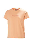 Helly Hansen HHA.54591_HELLY HANSEN W CORE T-SHI Somon Bisiklet Yaka Normal Düz Kadın T-Shirt