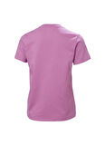 Helly Hansen HHA.54591_HELLY HANSEN W CORE T-SHI Mor Bisiklet Yaka Normal Düz Kadın T-Shirt