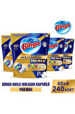Bingo Akıllı Kapsül Pro Max Bulaşık Makinesi Deterjanı Tableti 240'lı