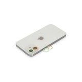 Apple İphone 12 Mini Renkli Kamera Lens Koruma Cam - Turuncu-yeşil
