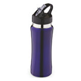 Emzikli Paslanmaz Çelik Matara (750 ml) - Lacivert