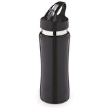Emzikli Paslanmaz Çelik Matara (750 ml) - Siyah
