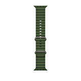ScHitec 42-49mm Yeni Nesil Apple Uyumlu Akıllı Saat Kordonu Silikon Koyu Yeşil