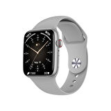 Winex 2024 Watch 8 Series FullSecreen Android İos Uyumlu Akıllı Saat Gümüş