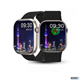 Winex Watch 9 Pro Amoled Ekran Android İos Uyumlu Akıllı Saat Siyah