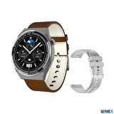 Winex Watch GT3 Max Android İos HarmonyOs Uyumlu Akıllı Saat Gümüş