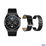 ScHitec Watch GT3 Max Android İos HarmonyOs Uyumlu Akıllı Saat Siyah