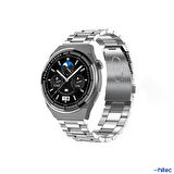 ScHitec Watch GT3 Max Android İos HarmonyOs Uyumlu Akıllı Saat Gümüş