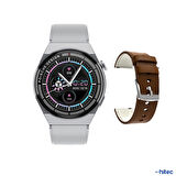 ScHitec Watch GT3 Max Android İos HarmonyOs Uyumlu Akıllı Saat Gümüş