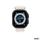 Winex T800 Ultra Android İos Uyumlu Akıllı Saat Siyah Kasa Beyaz Kordon